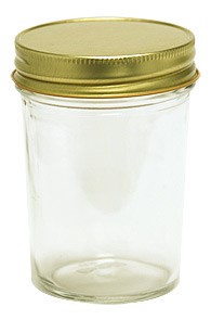 glass jar with gold lid wholesale - Candle Container