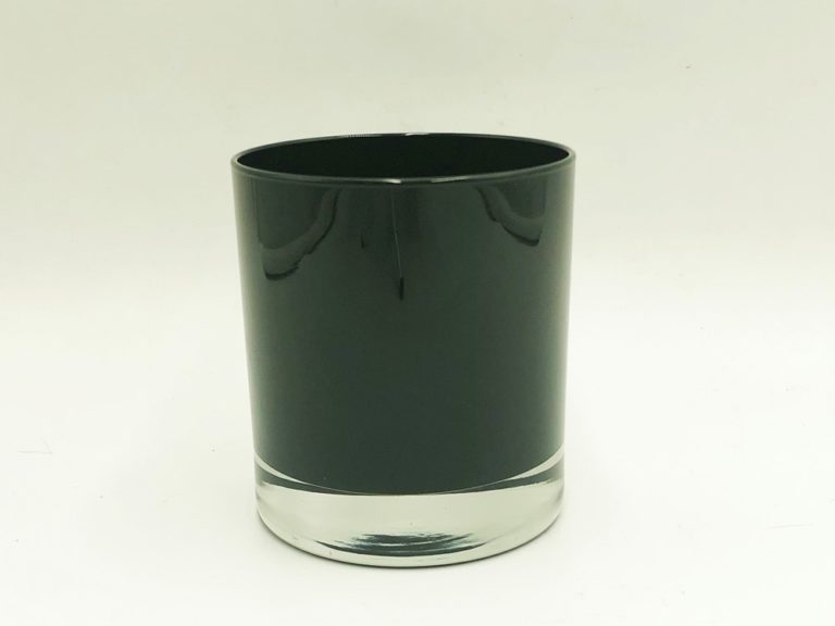 11 oz. Black Libbey Rock Tumbler Candlewic Candle Making Supplies