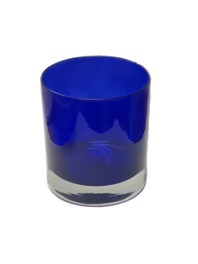 11 oz. Blue Libbey Rock Tumbler Candlewic Candle Making Supplies