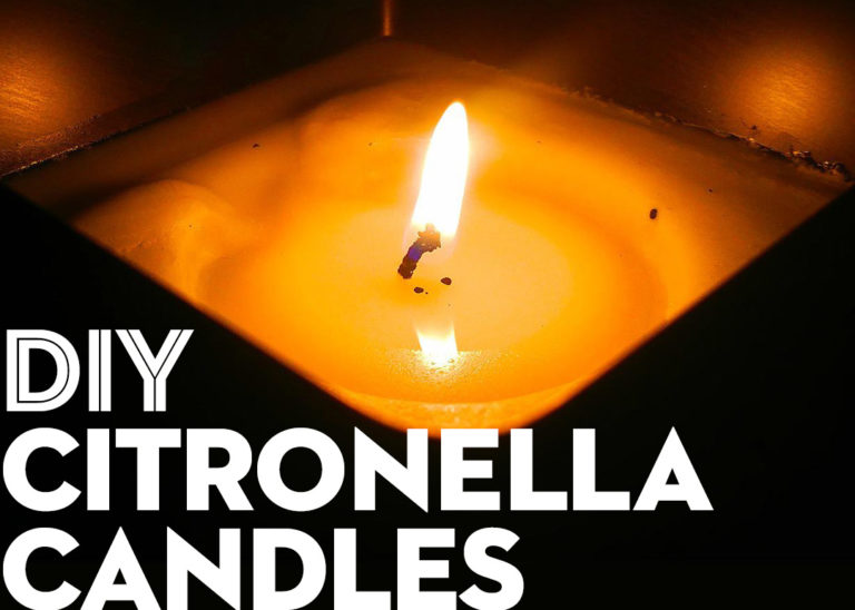 DIY Citronella Candles