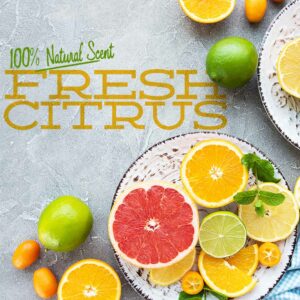 100% Natural Scent -Fresh Citrus