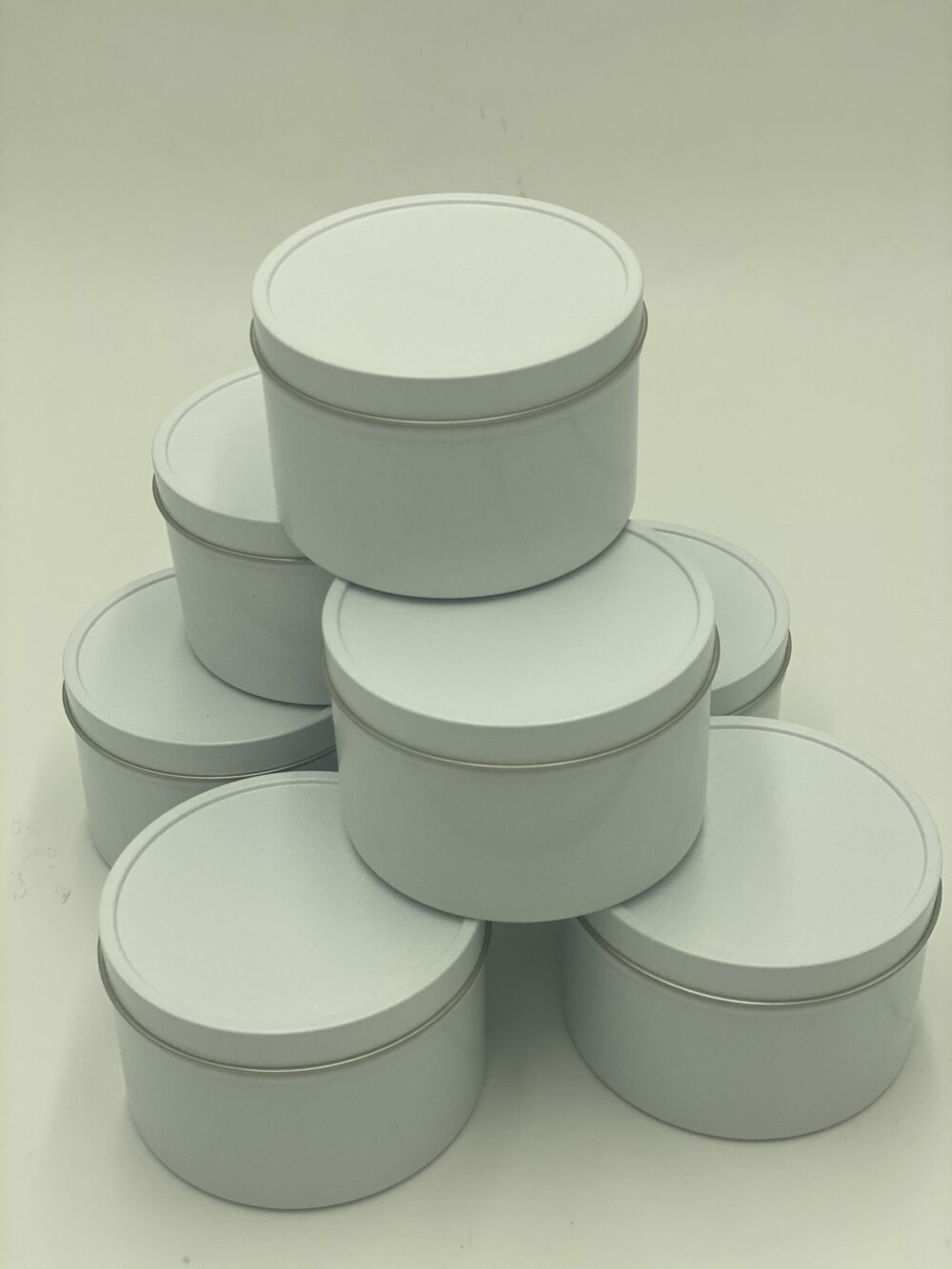 8ounce White Candle Tins Candlewic Candle Making Supplies Since 1972