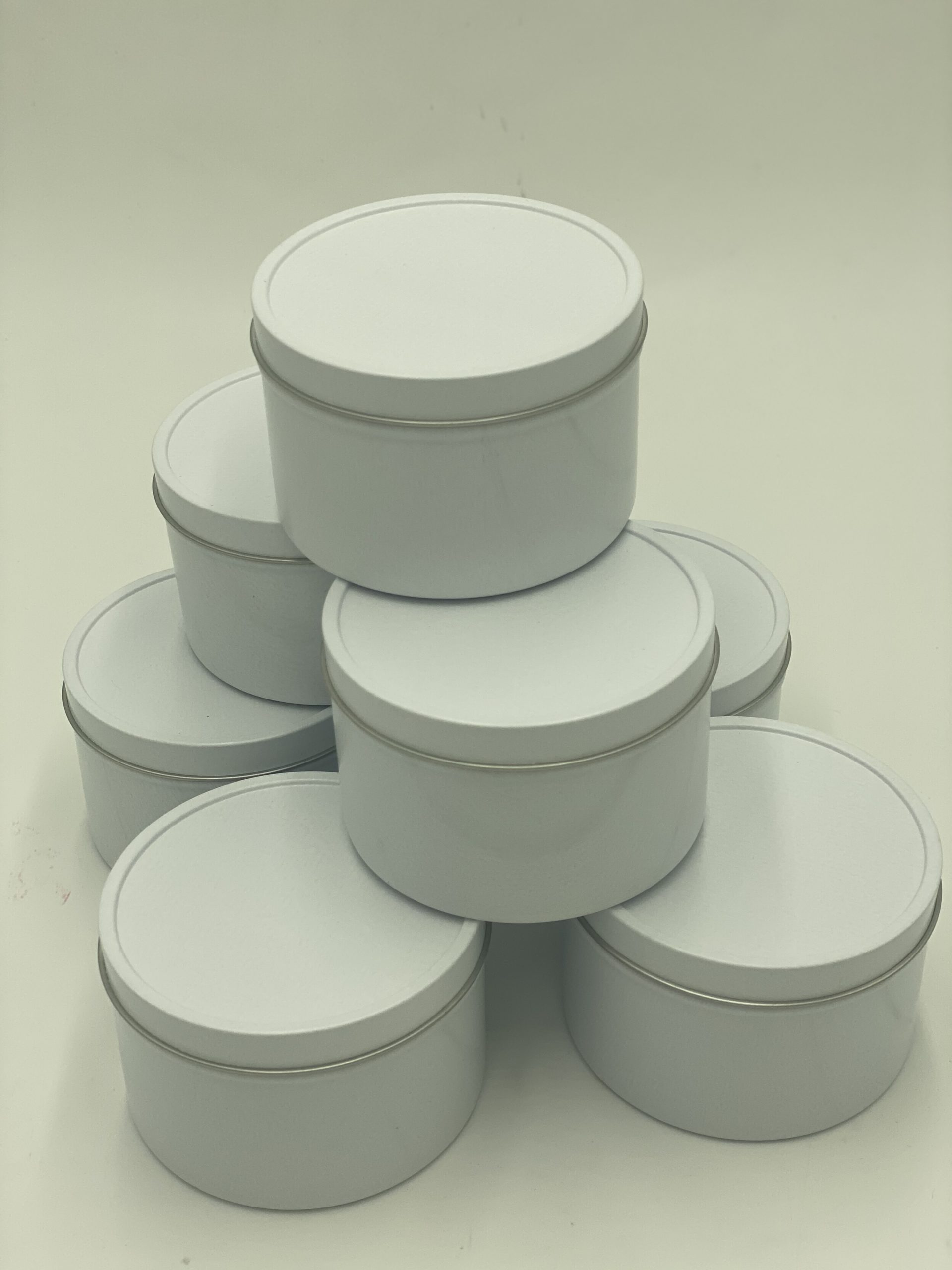 8-ounce White Candle Tins - Candlewic: Candle Making Supplies Since 1972