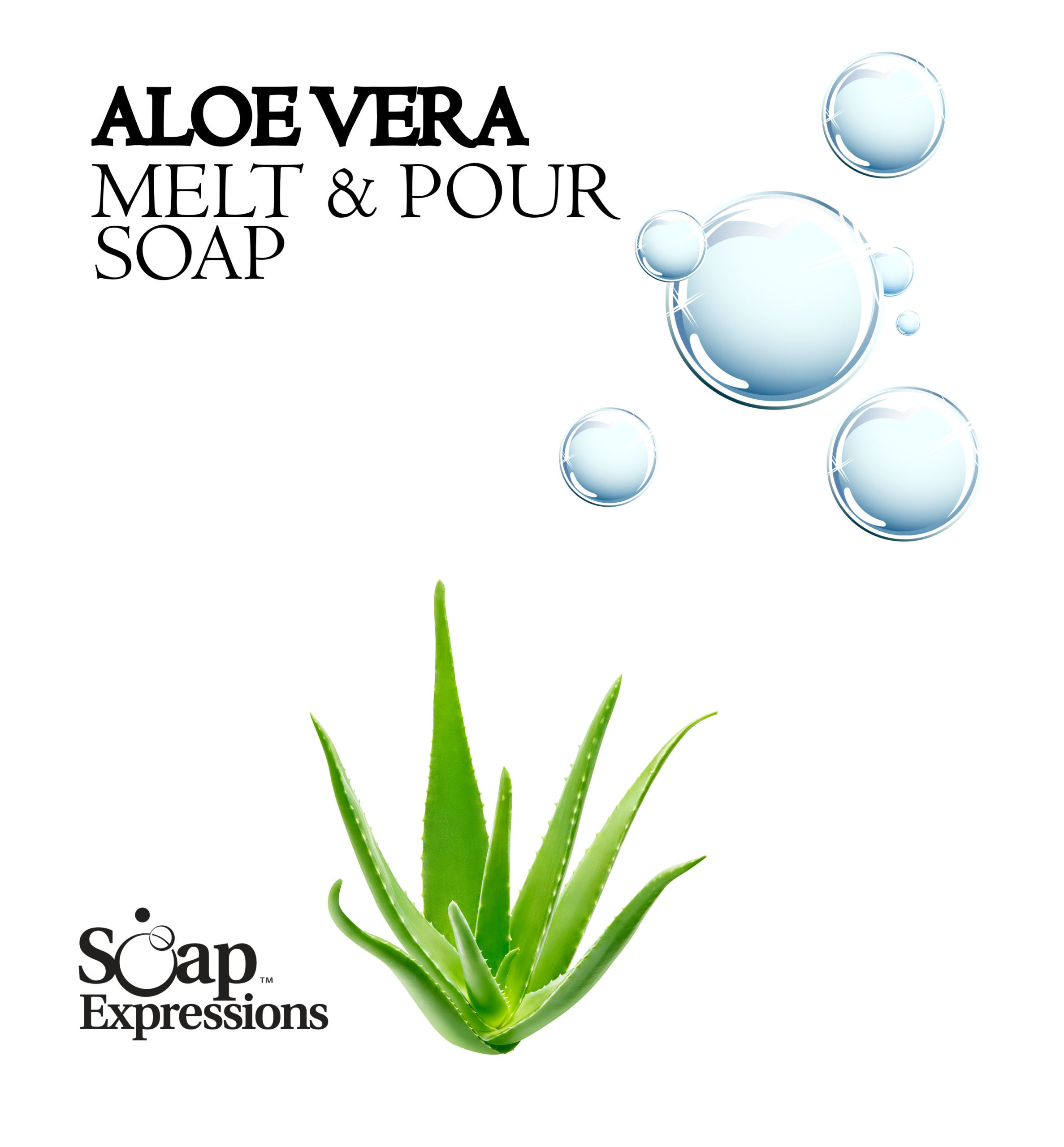 KIKEA Aloe Vera Soap Base 100% Natural Melt and Pour Soap Base SLS, SLES  and Paraben Free (500GM)