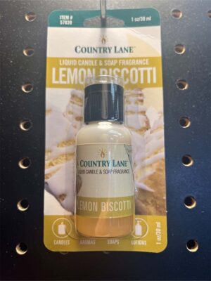 Lemon Biscotti 1oz - Candle & Soap Fragrance
