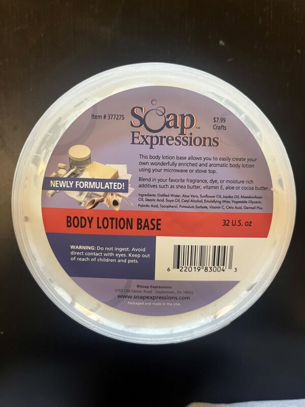 Natural Lotion Base - 32oz
