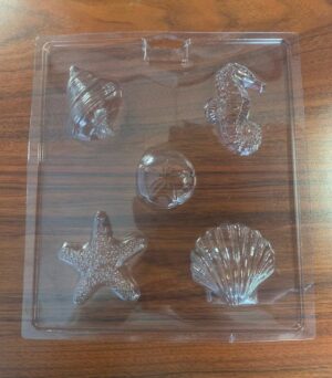 Sea Shore Design Soap Mold Tray