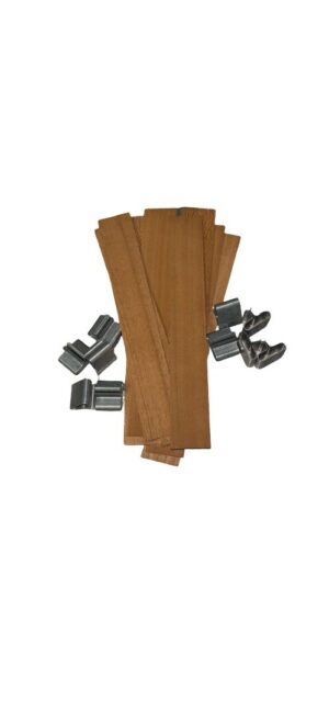 Large Wood Wick 3/4"(W) x 5.25"(L) - 10 Pack