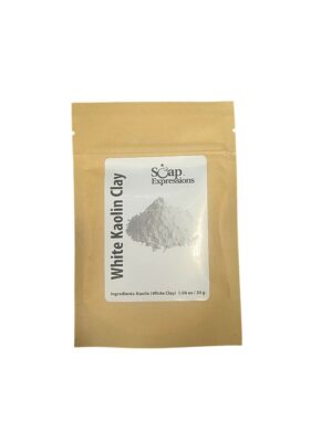 1oz White Kaolin Clay Pouch